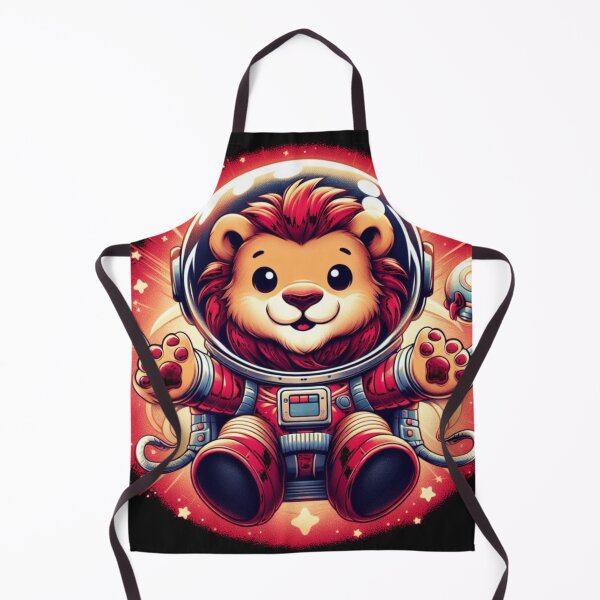 Item preview, "Happy Lion Astronaut: King of the Cosmos" designed and sold by Pearlsiwa.