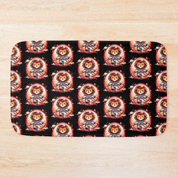 Item preview, "Happy Lion Astronaut: King of the Cosmos" designed and sold by Pearlsiwa.