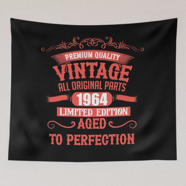 Item preview, Born in 1964 vintage retro classic birthday designed and sold by Alexaltay.
