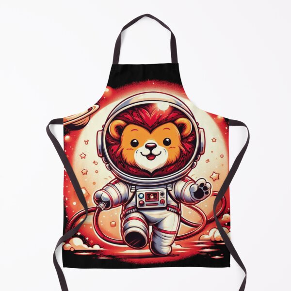 Item preview, "Happy Lion Astronaut: King of the Cosmos" designed and sold by Pearlsiwa.