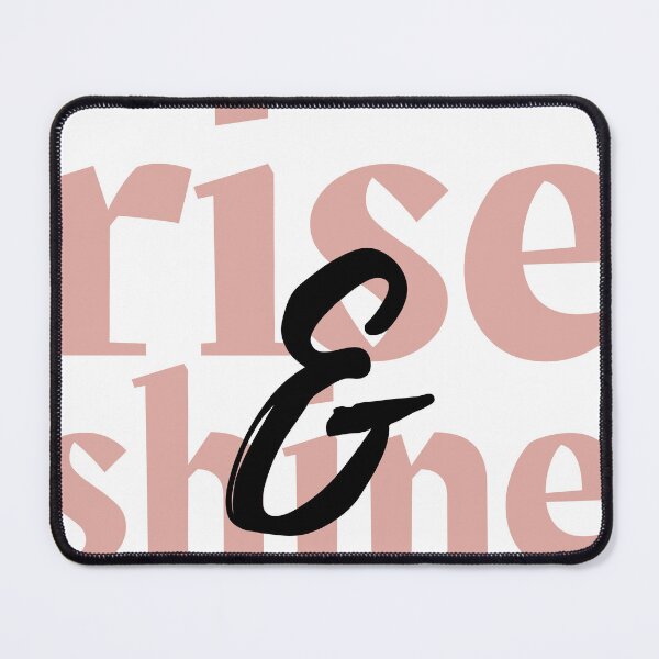 Item preview, Rise and shine, inspirational quote designed and sold by Iconic-Mood.