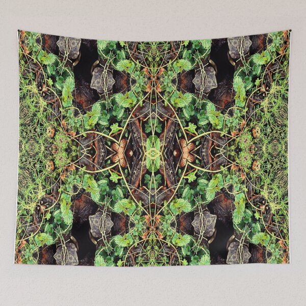 Item preview, A glimpse of spring to come. Grass,Winter leaves & new sprouting spring plants. designed and sold by Robin3DT.