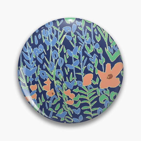 Item preview, Peach Flowers by Night  designed and sold by MoisOneOffs.