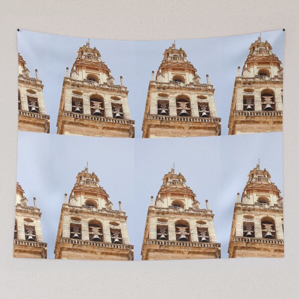 Item preview, Cordoba Belltower Vertical Blue Sky designed and sold by eddiebarronshop.