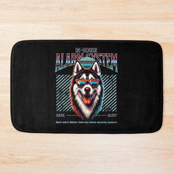 Item preview, Bark Alert Siberian Husky Dog designed and sold by RedDesignSyc.