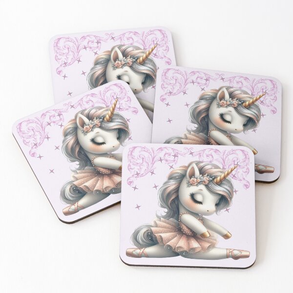Item preview, Cute unicorn ballerina. Ballet Splits. designed and sold by NewtBoo.