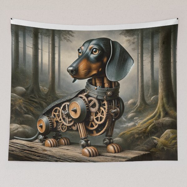 Item preview, Wooden Pet Edition - Dachshund - Enchanted Forest Series designed and sold by VonRauenfeld.