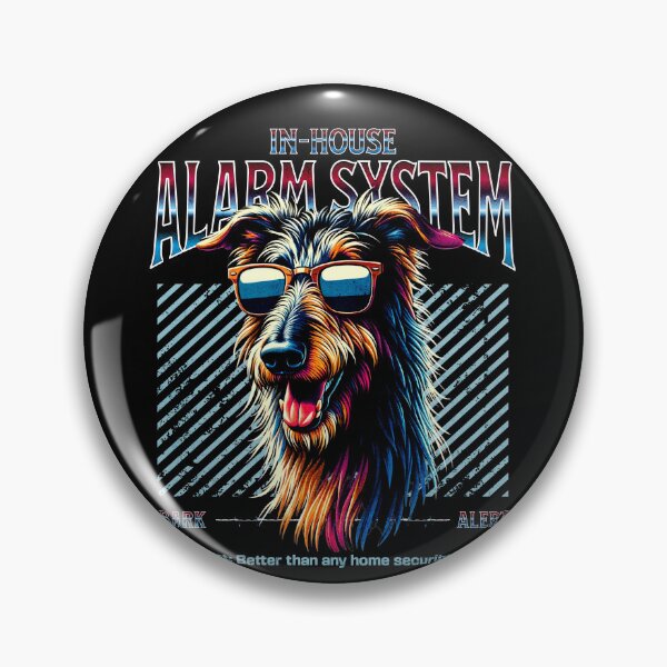 Item preview, Bark Alert Scottish Deerhound Dog designed and sold by RedDesignSyc.
