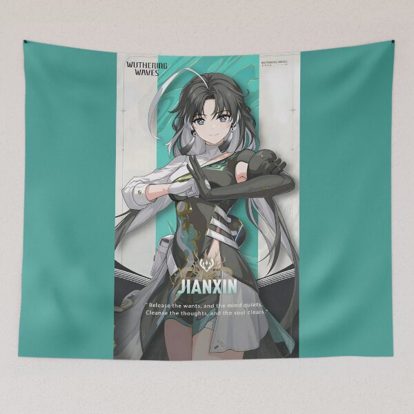 Item preview, Wuthering Waves - Jianxin Character Official Poster designed and sold by Krimsy.