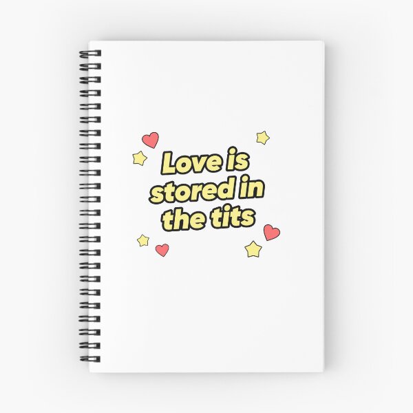 Item preview, Love Is Stored In The Tits. Funny Quote. Silly Humor. designed and sold by SillyMerchant.