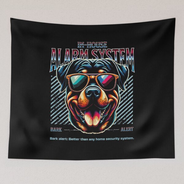 Item preview, Bark Alert Rottweiler Dog designed and sold by RedDesignSyc.