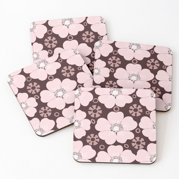 Item preview, Aesthetic earthy monotone floral in geometry. designed and sold by Meteryards.