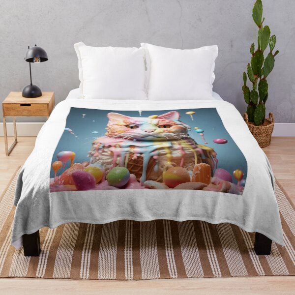 Item preview, Cat Ice cream art designed and sold by nomiraclehere.