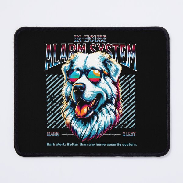 Item preview, Bark Alert Pyrenean Mountain Dog designed and sold by RedDesignSyc.