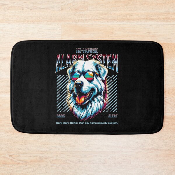Item preview, Bark Alert Pyrenean Mountain Dog designed and sold by RedDesignSyc.