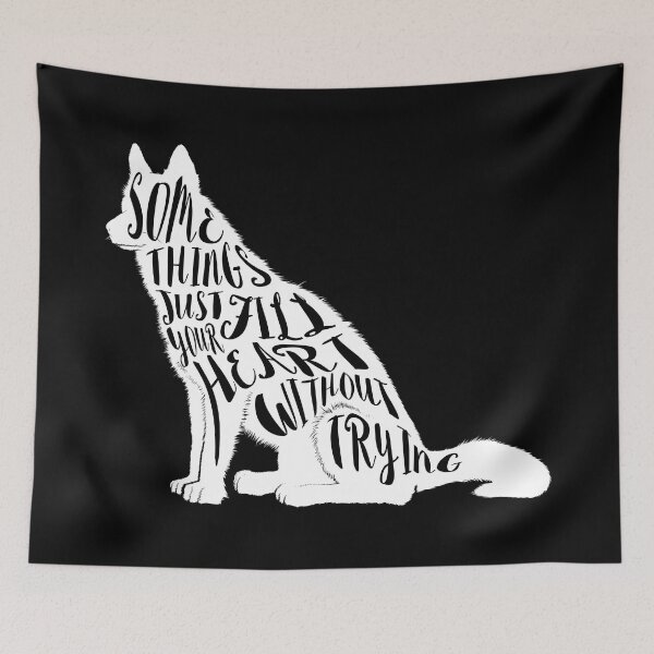 Item preview, SOME THINGS JUST FILL YOUR HEART WITHOUT TRYING Cool Dog Design Gift For Dog Lovers Owners designed and sold by saadkh.