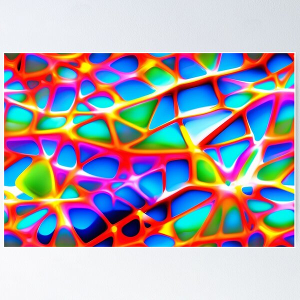Item preview, Neon Abstract 4 designed and sold by Zendragon-Store.