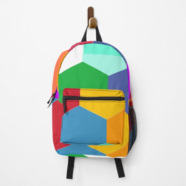 Item preview, Multicolored hexagonal art customized designed and sold by theparkfact0.