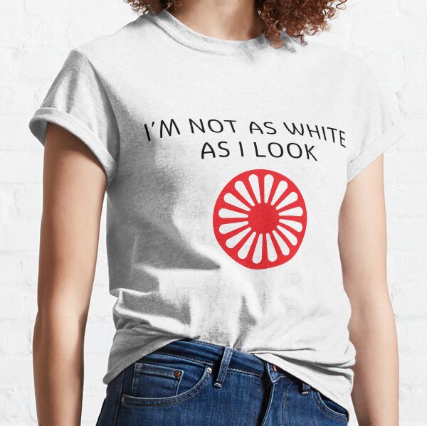 Item preview, I'm Not as White as I Look (Red) designed and sold by fatpoppydesign.