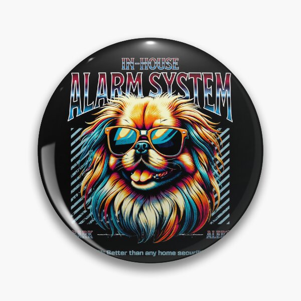 Item preview, Bark Alert Pekingese Dog designed and sold by RedDesignSyc.
