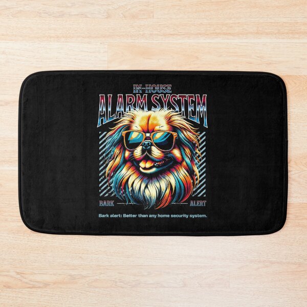 Item preview, Bark Alert Pekingese Dog designed and sold by RedDesignSyc.