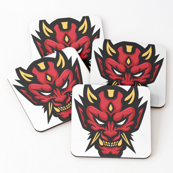 Item preview, Japanese oni demon mask designed and sold by charliedoom.