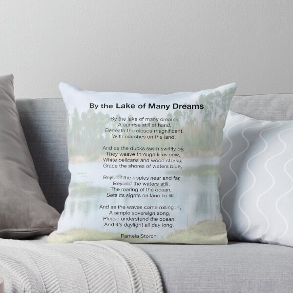 Item preview, By the Lake of Many Dreams Poem designed and sold by Pamela Storch.