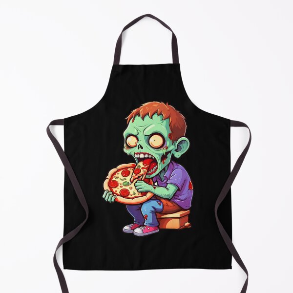 Artikelvorschau, #Zombie isst Pizza, süßer Zombie, Aquarell-Zombiegesicht, lustiges Zombiegesicht, bunter Zombie, Zombiezeichnung entworfen und verkauft von deluxelion.