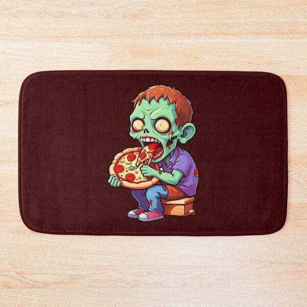 Artikelvorschau, #Zombie isst Pizza, süßer Zombie, Aquarell-Zombiegesicht, lustiges Zombiegesicht, bunter Zombie, Zombiezeichnung entworfen und verkauft von deluxelion.