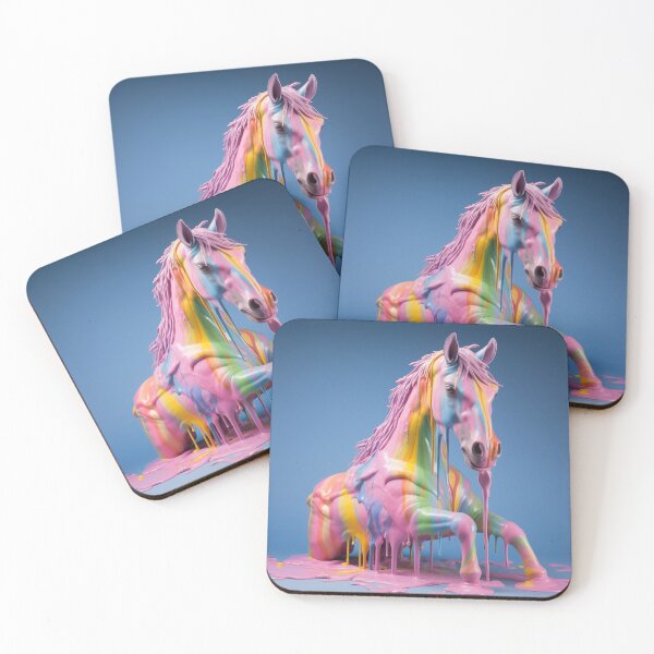 Item preview, Horse Unicorn  Ice cream art designed and sold by nomiraclehere.