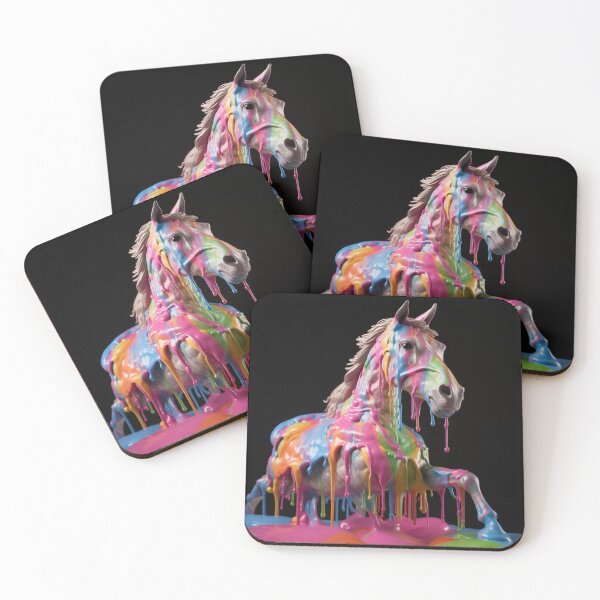 Item preview, Horse Unicorn  Ice cream art designed and sold by nomiraclehere.
