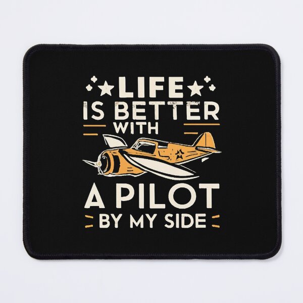 Item preview, Life Is Better With A Pilot By My Side Pilot Wife designed and sold by DomTeesHaven.