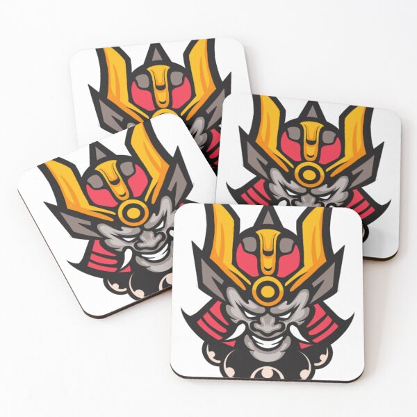 Item preview, Japanese samurai oni mask designed and sold by charliedoom.