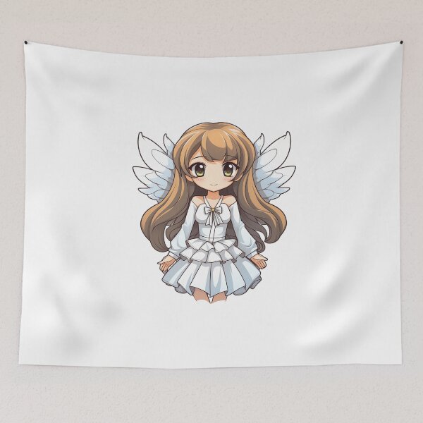 Item preview, Angelic Grace - Aasimar with wings designed and sold by smartart42.
