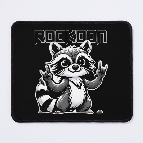 Item preview, Funny Rockin' Rock 'n Roll Raccoon designed and sold by Rockstorr.