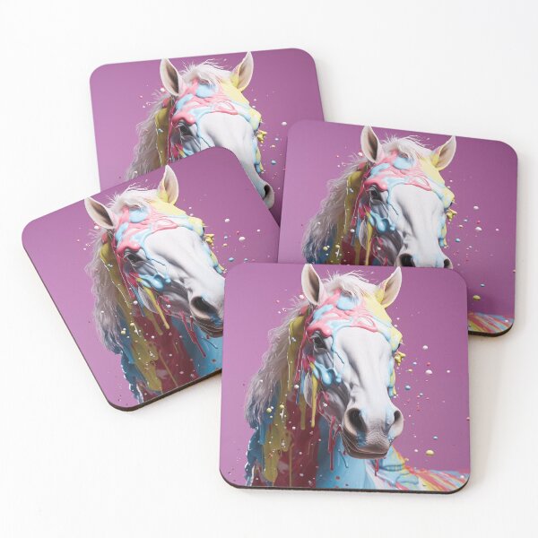 Item preview, Horse Unicorn  Ice cream art designed and sold by nomiraclehere.