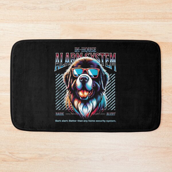 Item preview, Bark Alert Newfoundland Dog designed and sold by RedDesignSyc.