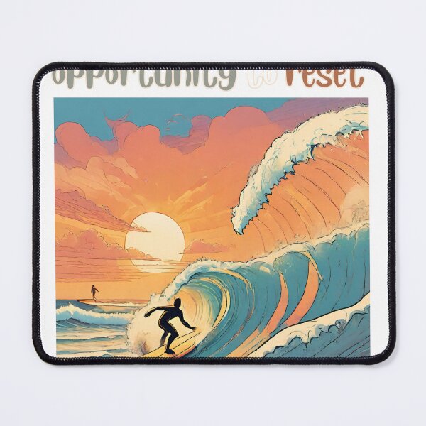 Item preview, Sunset Surfer: Ride the Waves of Serenity  designed and sold by SheryfaEl.