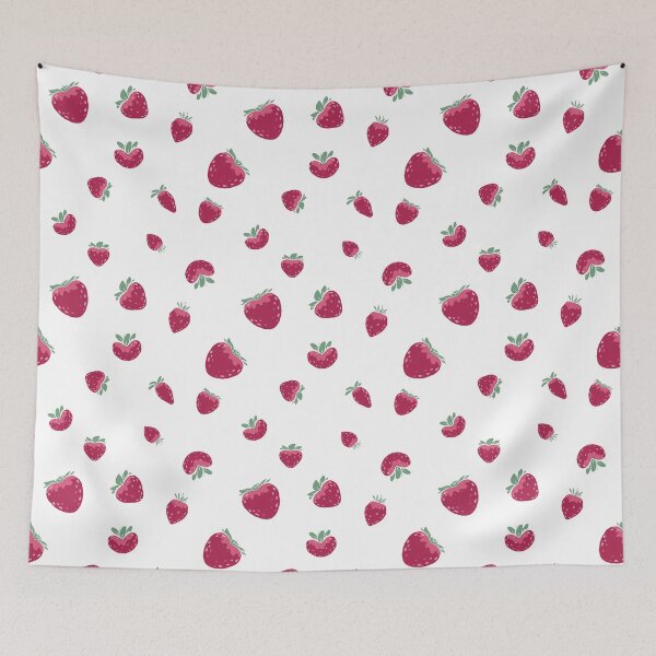 Item preview, Cute Strawberry Picnic on a White Background  designed and sold by KarenEHaley.