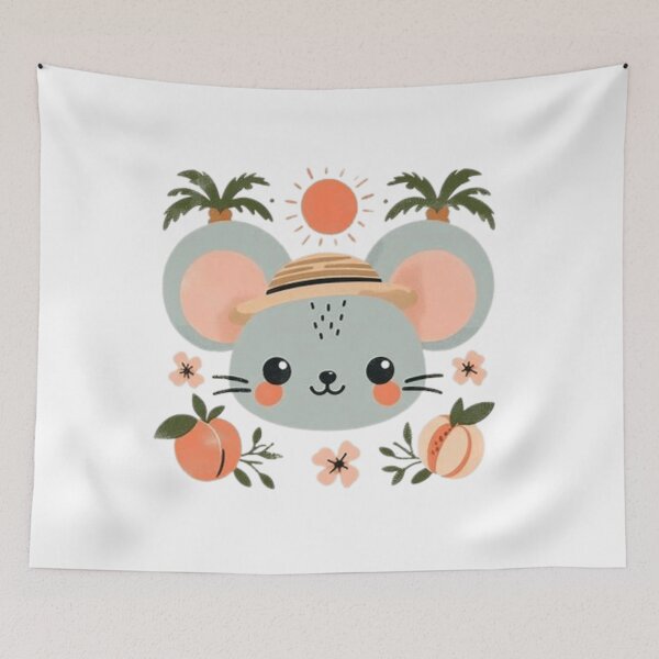 Item preview, Cute mouse face stamp designed and sold by Culmika.