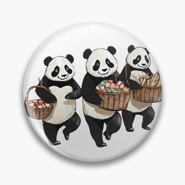 Item preview, Playful Panda Picnic Parade designed and sold by omerfdln34.
