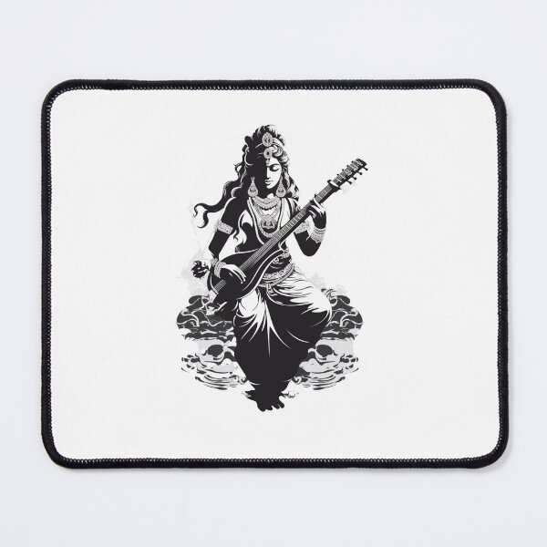 Item preview, SARASWATI - GODDESS OF LANGUAGE, KNOWLEDGE, WISDOM, FLOW, THE ARTS. designed and sold by VTcountrydigital.