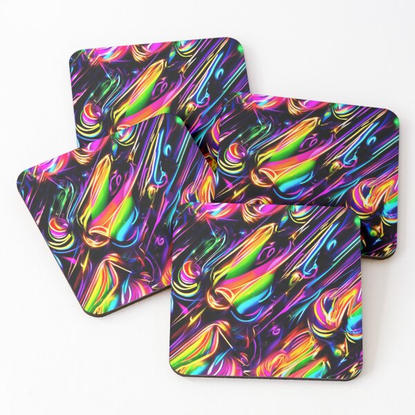 Item preview, Neon Abstract 7 designed and sold by Zendragon-Store.