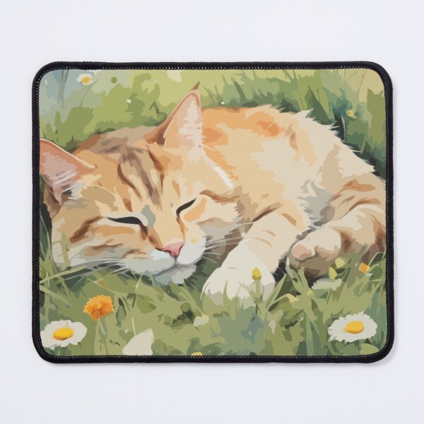 Item preview, Grassy Catnap designed and sold by printmala.