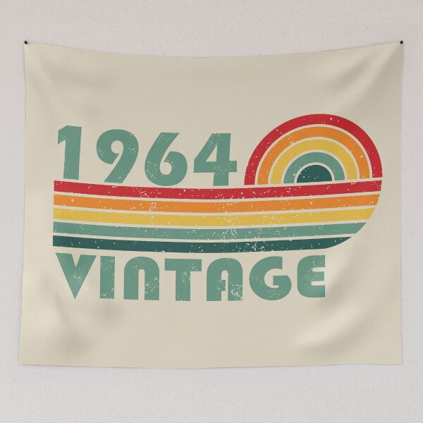 Item preview, Born in 1964 vintage retro classic birthday designed and sold by Alexaltay.