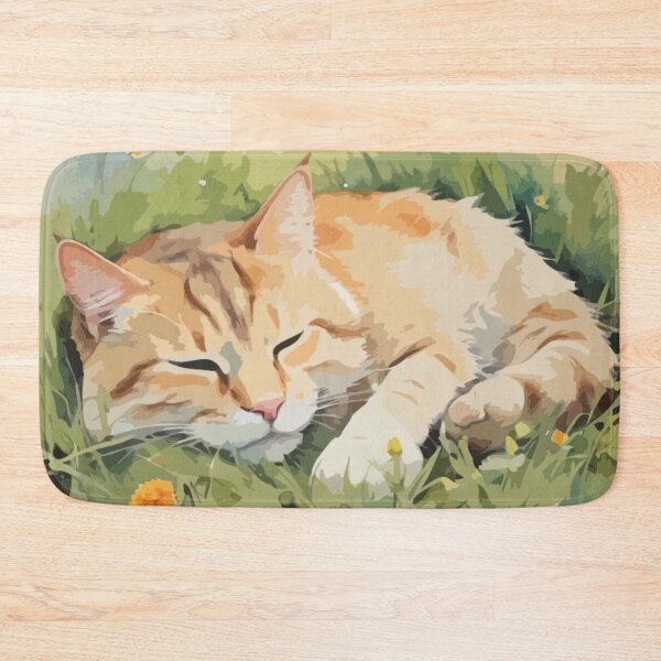 Item preview, Grassy Catnap designed and sold by printmala.
