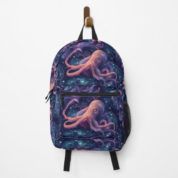 Item preview, Space Octopus Seamless Pattern designed and sold by sumr8-design.