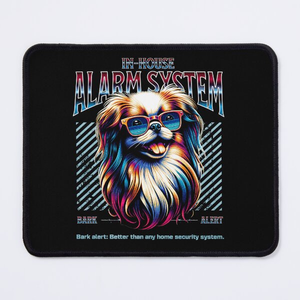 Item preview, Bark Alert Japanese Chin Dog designed and sold by RedDesignSyc.