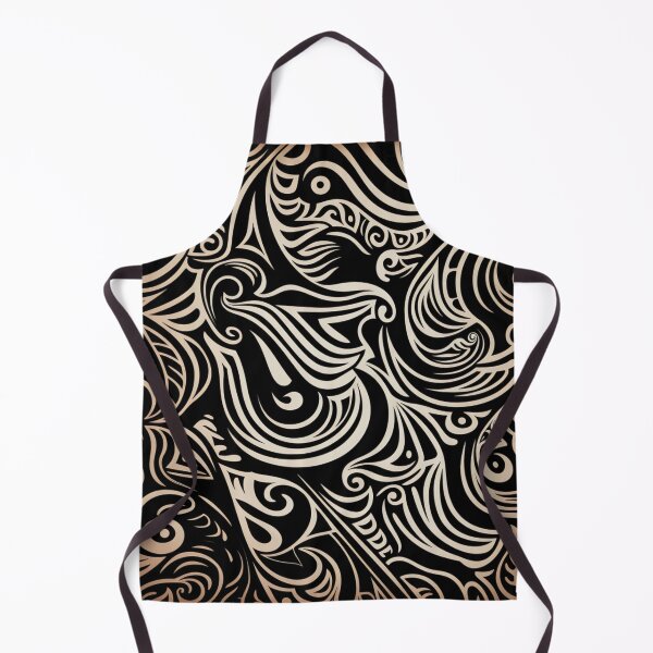 Item preview, Kowhaiwhai Maori Black Pattern designed and sold by GrinGalore.