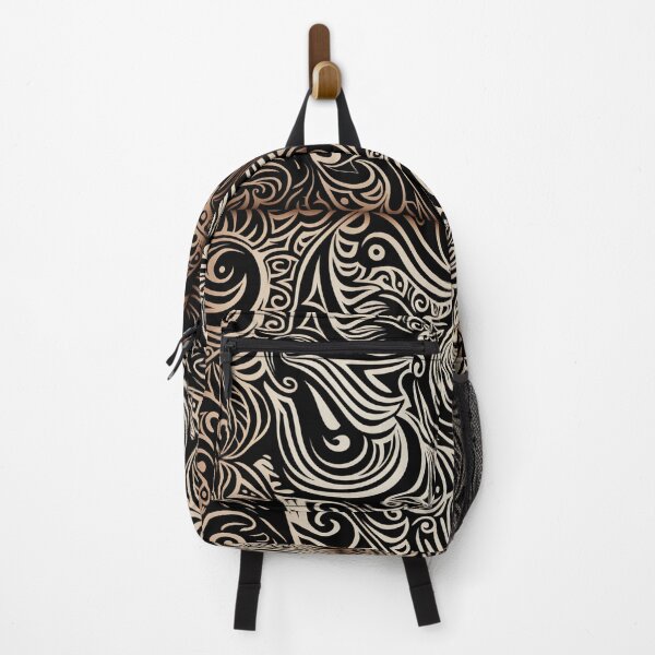 Item preview, Kowhaiwhai Maori Black Pattern designed and sold by GrinGalore.